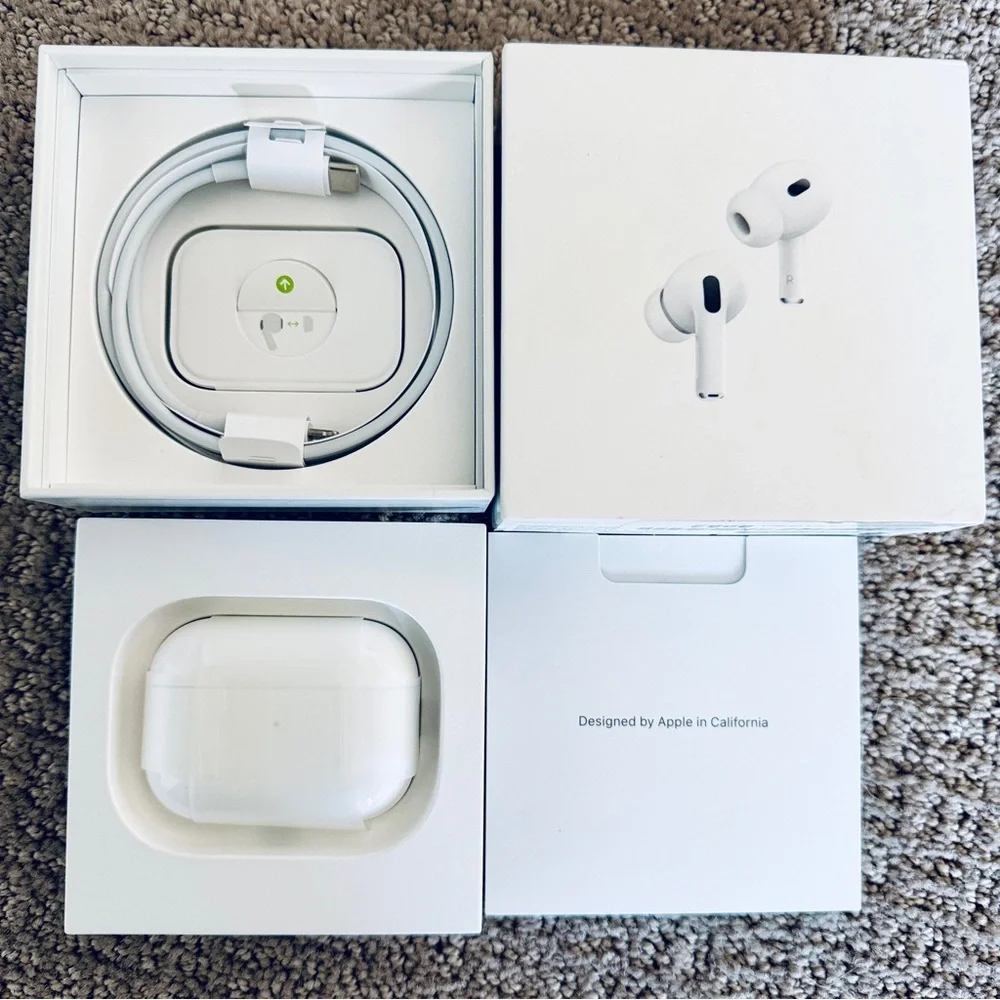 Apple AirPods Pro 2nd Generation with MagSafe Wireless Charging Case Earbuds